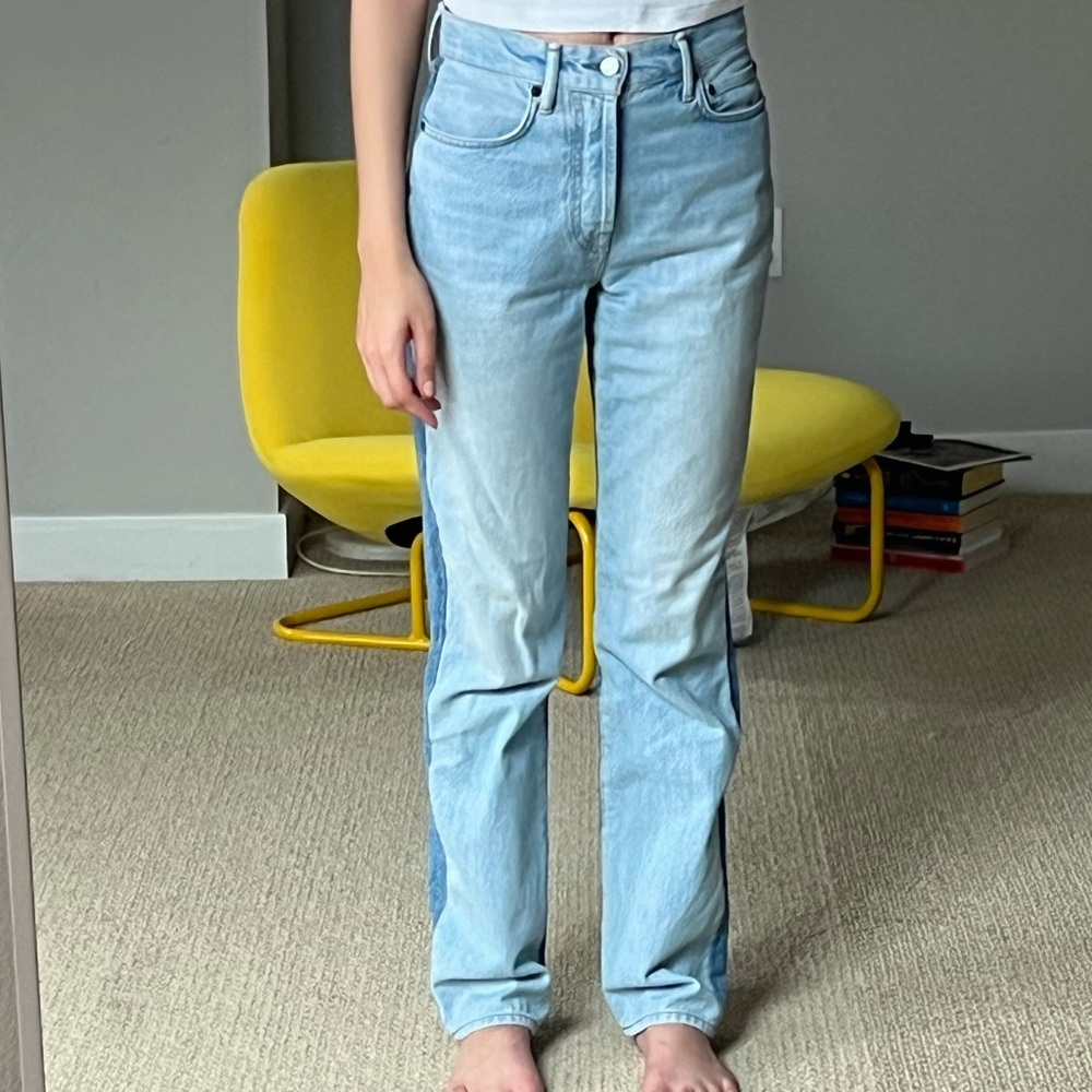 Acne Studios Two-tone Jeans Repurposed Line Season 4